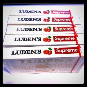 5 boxes of Supreme X Ludens Cough Throat Drops